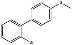 1,1'-Biphenyl, 2-bromo-4'-(methylthio)- 结构式