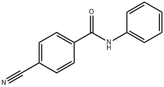 4-シアノ-N-フェニルベンズアミド 化学構造式