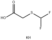 DifluoroMethylthioacetic acid potassiuM salt Structure