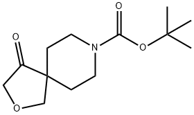 2-Oxa-8-azaspiro[4.5]decane-8-carboxylic acid, 4-oxo-, 1,1-dimethylethyl ester Structure