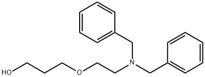 3-(2-(Dibenzylamino)ethoxy)propan-1-ol Struktur