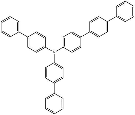 [1,1':4',1''-Terphenyl]-4-amine, N,N-bis([1,1'-biphenyl]-4-yl)- Struktur