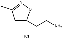 2-(3-甲基异噁唑-5-基)乙-1-胺盐酸盐 结构式