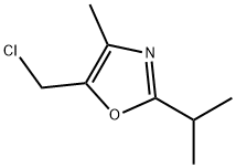 5-(chloromethyl)-2-isopropyl-4-methyloxazole Structure