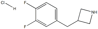 3-[(3,4-difluorophenyl)methyl]azetidine hydrochloride Structure