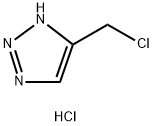 4-(chloromethyl)-1H-1,2,3-triazole hydrochloride Struktur