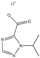 1-异丙基-1H-1,2,4-三唑-5-甲酸锂 结构式