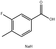 Sodium 3-fluoro-4-methylbenzoate Structure