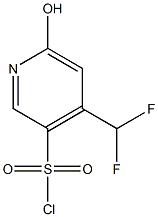 4-(二氟甲基)-6-羟基吡啶-3-磺酰基氯化物,1806780-19-7,结构式