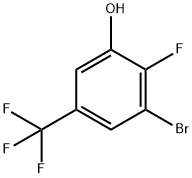 3-Bromo-2-fluoro-5-(trifluoromethyl)phenol Struktur
