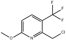 2-Chloromethyl-6-methoxy-3-trifluoromethyl-pyridine,1807153-07-6,结构式
