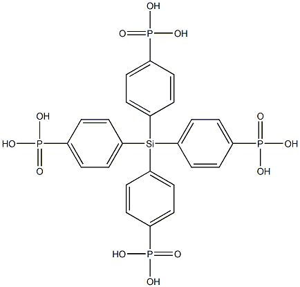 四(4-磷酸苯基)硅烷 结构式