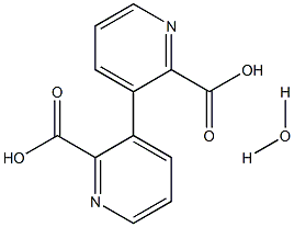 [3,3'-Bipyridine]-2,2'-dicarboxylic Acid Hydrate Struktur