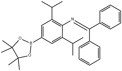 N-(二苯基亚甲基)-2,6-二异丙基-4-(4,4,5,5-四甲基-1,3,2-二氧杂硼烷-2-基)苯胺,1809802-59-2,结构式