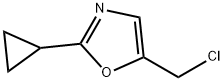 5-(chloromethyl)-2-cyclopropyloxazole Structure