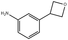 3-(氧杂环丁烷-3-基)苯胺 结构式