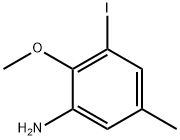 3-Iodo-2-methoxy-5-methyl-phenylamine 化学構造式