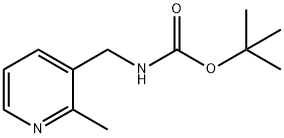 tert-butyl N-[(2-methylpyridin-3-yl)methyl]carbamate Structure