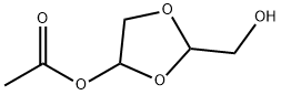 2-(羟甲基)-1,3-二氧戊环-4-基乙酸酯 结构式