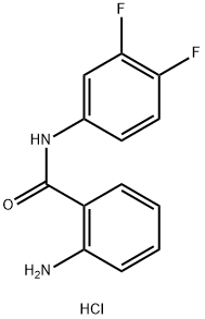 2-amino-N-(3,4-difluorophenyl)benzamide Struktur