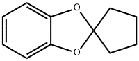 2,2-テトラメチレン-1,3-ベンゾジオキソール 化学構造式