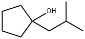 1-(2-甲基丙基)环戊烷-1-醇, 18369-20-5, 结构式