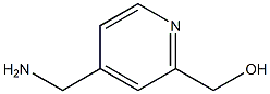 (4-Aminomethyl-pyridin-2-yl)-methanol, 1844884-59-8, 结构式