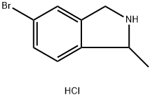 5-溴-2,3-二氢-1-甲基-1H-异吲哚盐酸盐, 1849195-68-1, 结构式