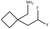 [1-(2,2-difluoroethyl)cyclobutyl]methanamine, 1849358-02-6, 结构式