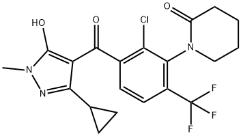 环吡氟草酮, 1855929-45-1, 结构式