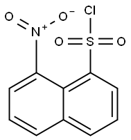 8-Nitro-1-napthalenesulfonyl chloride Structure