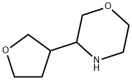 Morpholine, 3-(tetrahydro-3-furanyl)- Structure