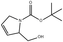 2-羟甲基-2,5-二氢-吡咯-1-羧酸叔丁酯, 186759-50-2, 结构式
