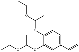 1,2-bis(1-ethoxyethoxy)-4-vinylbenzene,186768-92-3,结构式