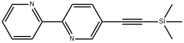 5-[(trimethylsilyl)ethynyl]-2,2'-bipyridine Structure