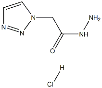 2-(1,2,3-三唑-1-基)乙酰肼盐酸盐,1877910-73-0,结构式
