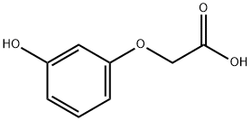 Acetic acid, 2-(3-hydroxyphenoxy)- Structure