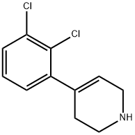 4-(2,3-dichlorophenyl)-1,2,3,6-tetrahydropyridine hydrochloride,187835-14-9,结构式