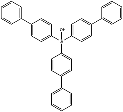 TRIS(4-BIPHENYLYL)SILANOL Struktur