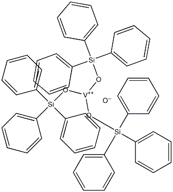 Tris(triphenylsiloxy)vanadium oxide Structure