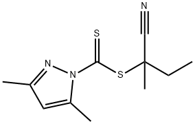 2-Cyanobutanyl-2-yl 3,5-dimethyl-1H-pyrazole-1-carbodithioate,1883264-36-5,结构式