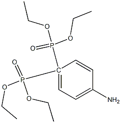 Tetraethyl 4-aminophenylene-1,1-bisphosphonate Structure