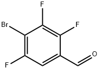 4-溴-2,3,5-三氟苯甲醛,1888770-31-7,结构式