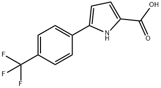 5-(4-(trifluoromethyl)phenyl)-1H-pyrrole-2-carboxylic acid Structure