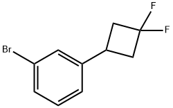 1-Bromo-3-(3,3-difluorocyclobutyl)benzene Structure