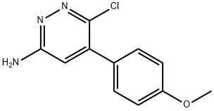 6-氯-5-(4-甲氧基苯基)哒嗪-3-胺, 1904042-89-2, 结构式