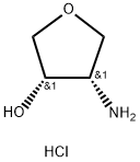 (3S,4S)-4-aminotetrahydro-3-furanol hydrochloride Struktur