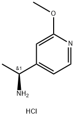 (S)-1-(2-甲氧基吡啶-4-基)乙胺盐酸盐, 1914157-93-9, 结构式