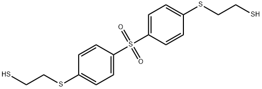 2,2'-[sulfonylbis(4,1-phenylenethio)]bisethanethiol 结构式