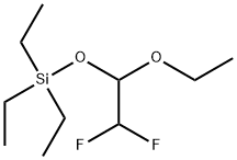 (1-Ethoxy-2,2-difluoroethoxy) triethylsilane Struktur